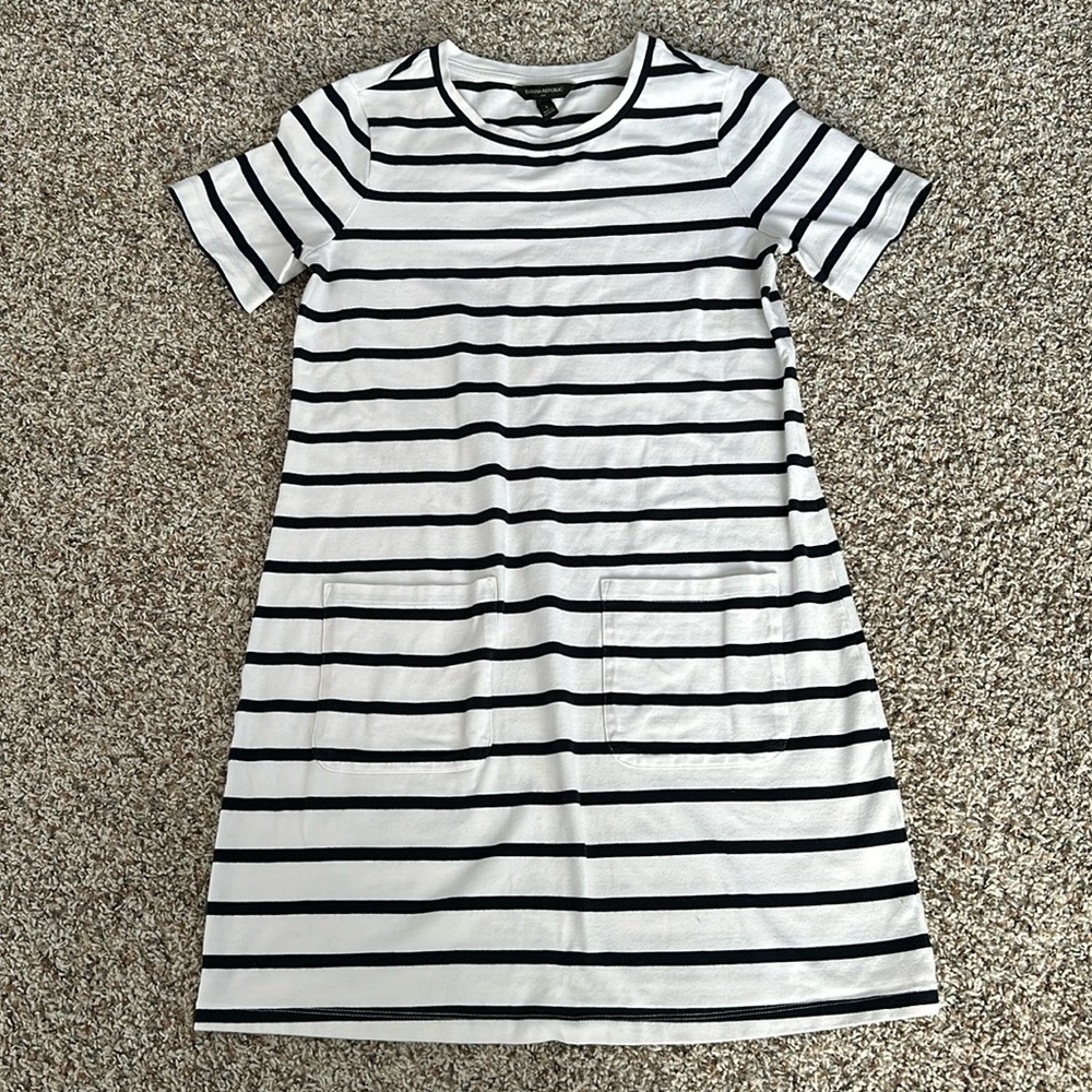 Banana Republic Striped Shift Dress